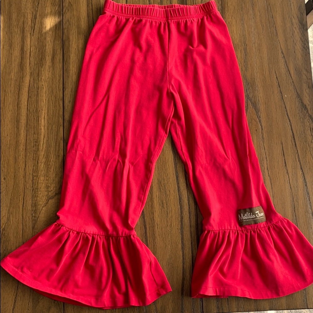 Girls ruffle pants